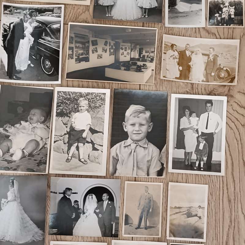 Lot of 45 vintage photos taken in South Africa - Brand family mentioned - some mining photos