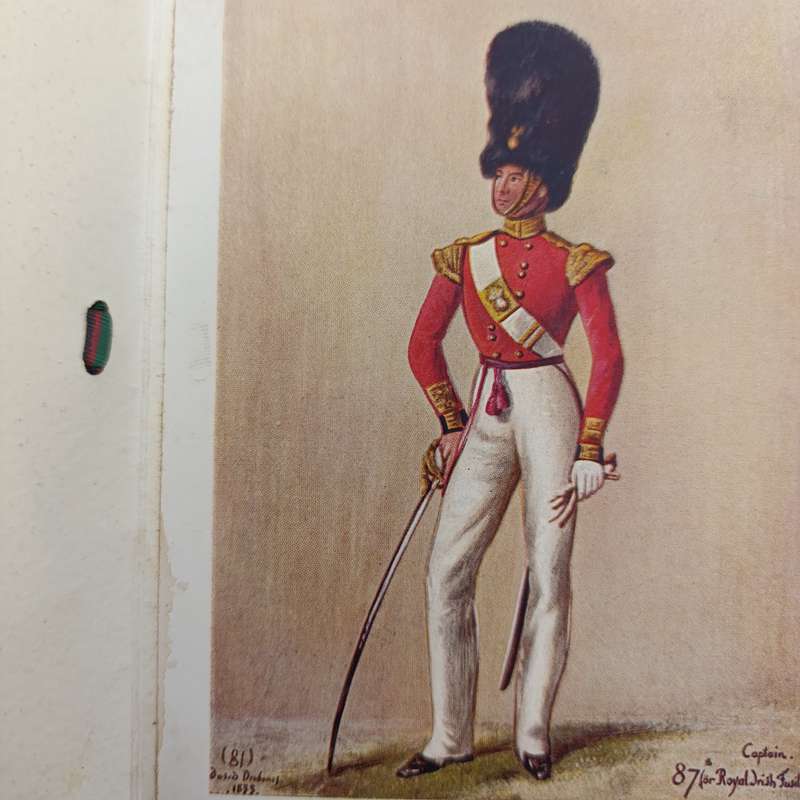 Royal Irish Fusiliers Christmas 1920 greetings card
