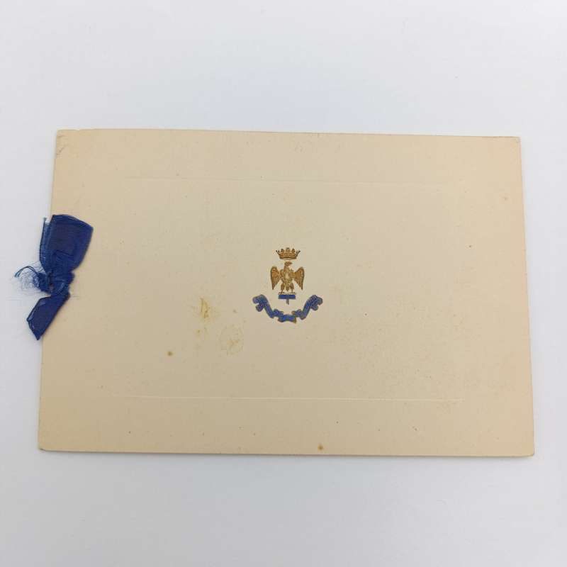 WW1 The Royal Irish Fusiliers Christmas greetings card