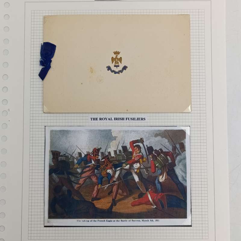 WW1 The Royal Irish Fusiliers Christmas greetings card