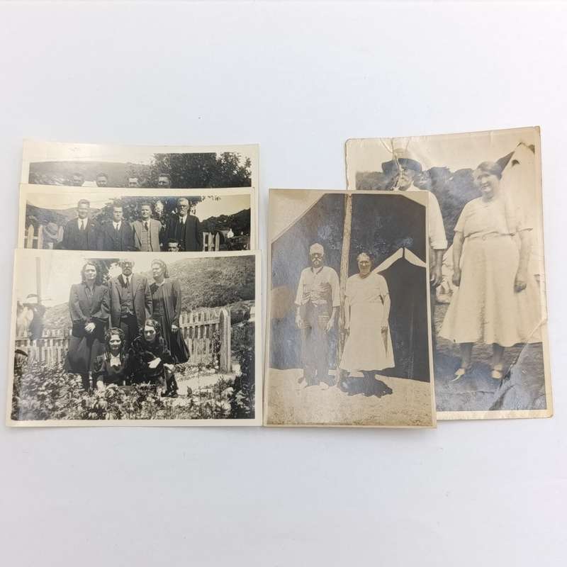 Lot of vintage photos of the Theron family (Jan, Soekie plus sons & daughter)
