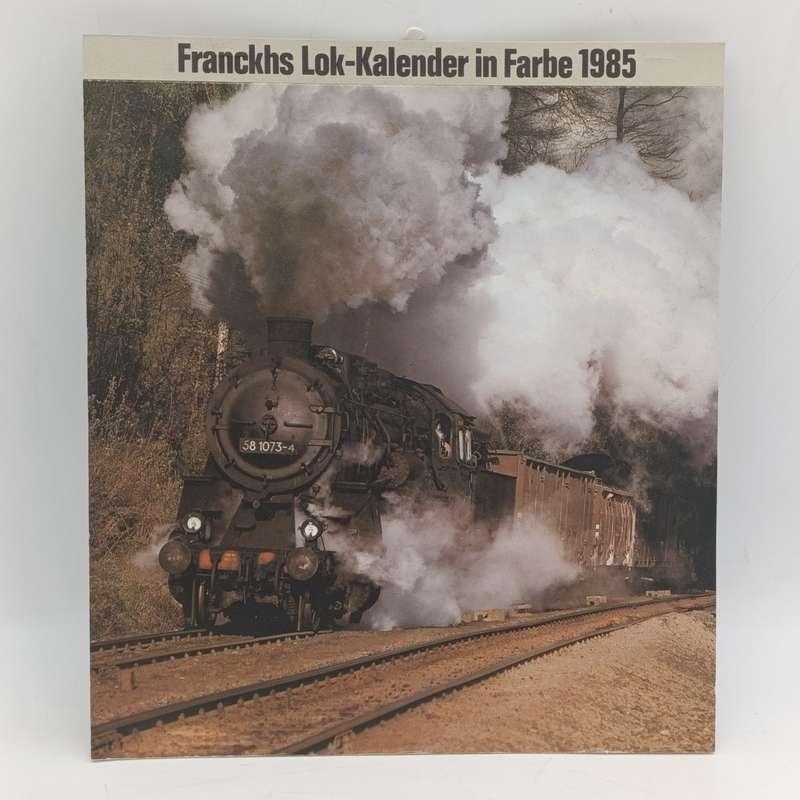 1985  German Railway themed calendar