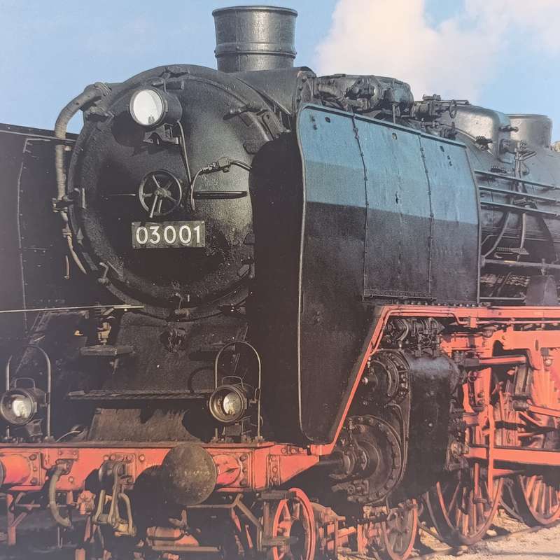 Vintage German Railways calendar - date only - no year or day