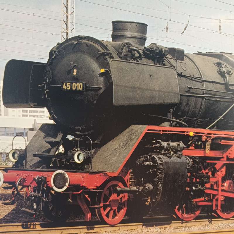 Vintage German Railways calendar - date only - no year or day