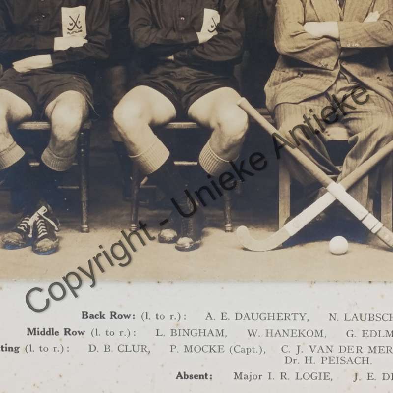1956 W.P Country Districts Hockey team photo with names