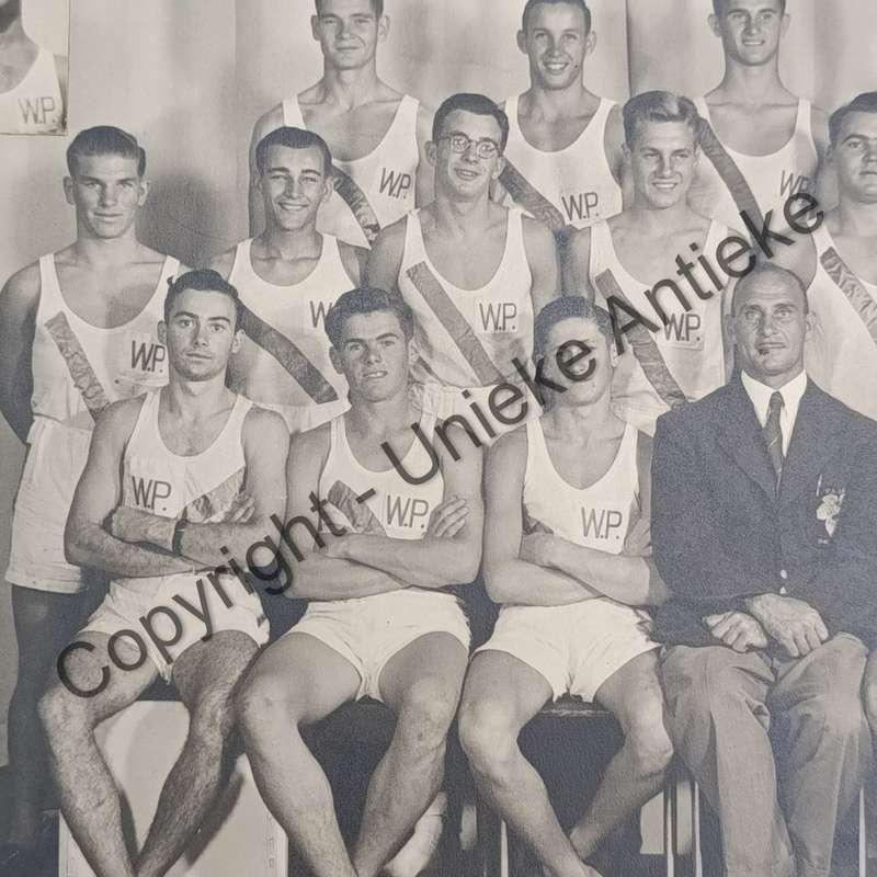 1953 WP Athletic team photo with names - S.A Championships