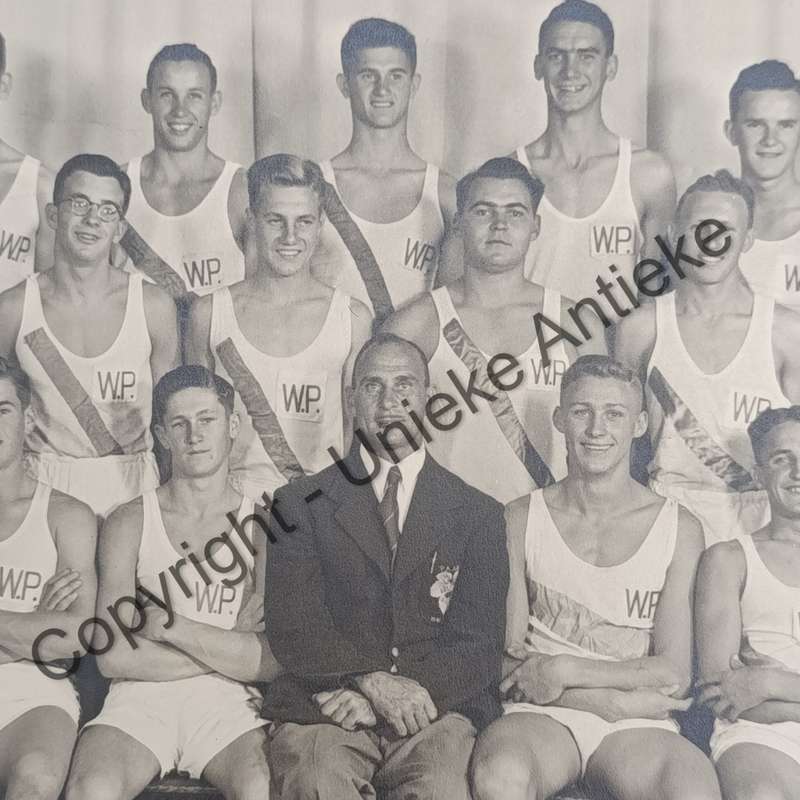 1953 WP Athletic team photo with names - S.A Championships