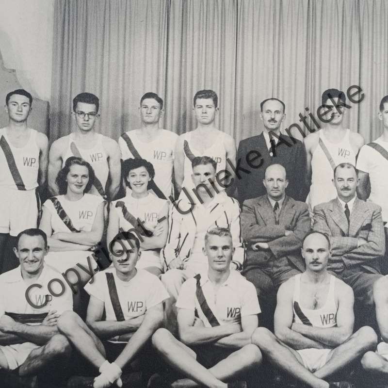 1950 Western Province Senior Athletic and Cycling team photo with names