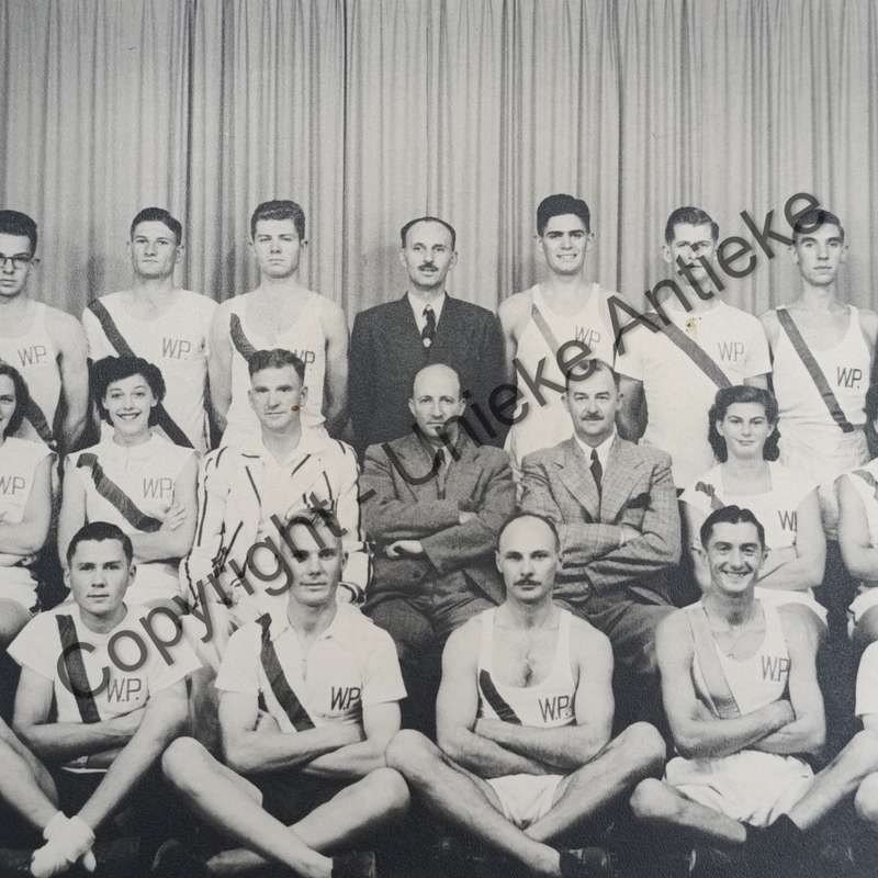 1950 Western Province Senior Athletic and Cycling team photo with names