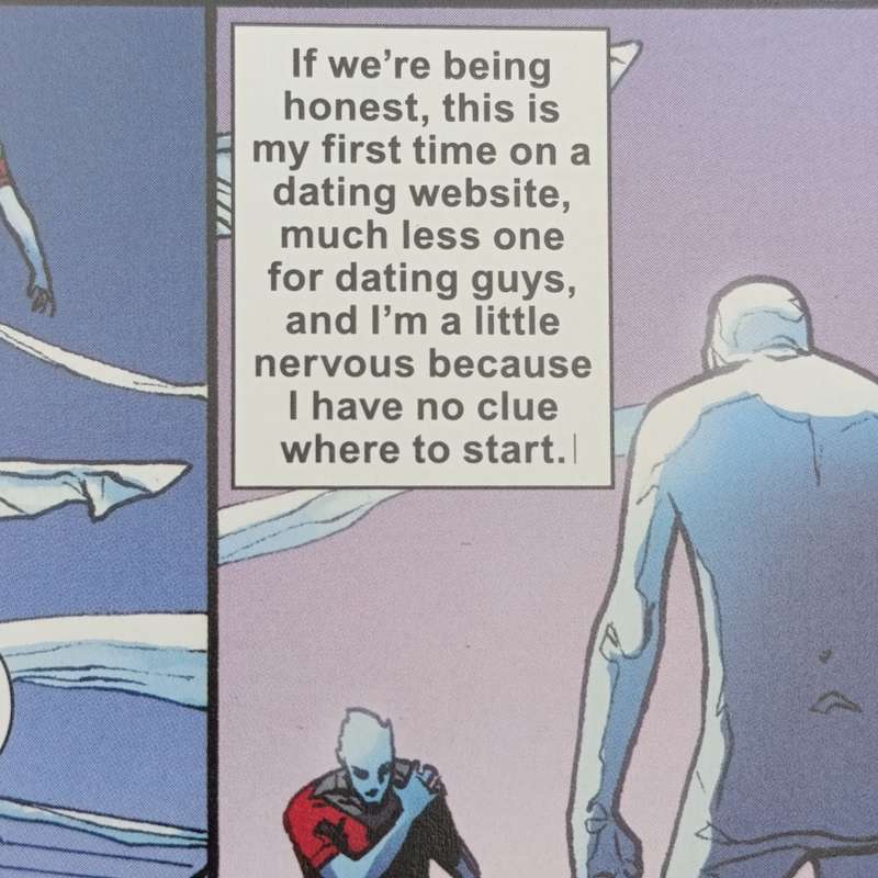 Marvel #191 Iceman -Thawing out graphic novel