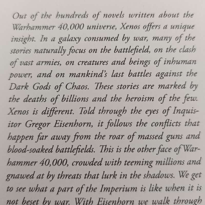 Warhammer #69 Xenos Dan Abnett