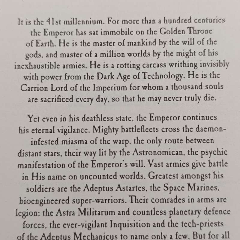 Warhammer #45 First and Only by Dan Abnett