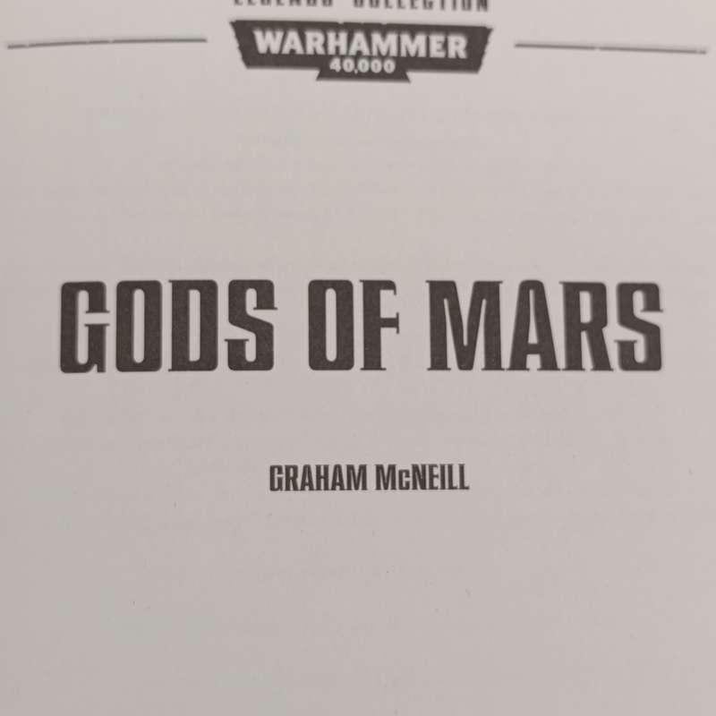 Warhammer #57 Gods of Mars by Graham McNeill