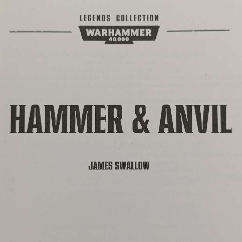 Warhammer #77 Hammer and Anvil by James Swallow