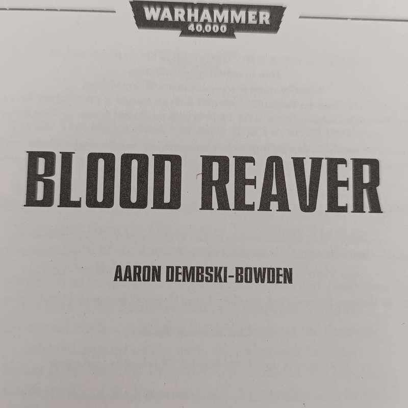 Warhammer #66 Blood Reaver by Aaron Dembski-Bowden