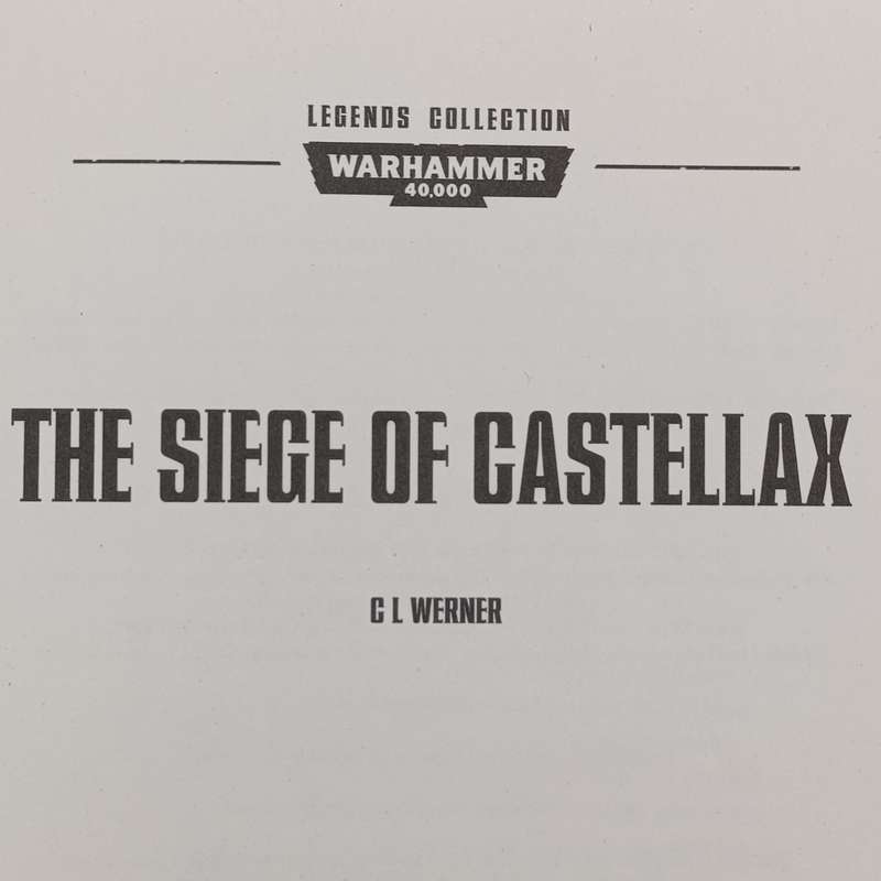 Warhammer #68 The Siege of Castlellax by GL Werner