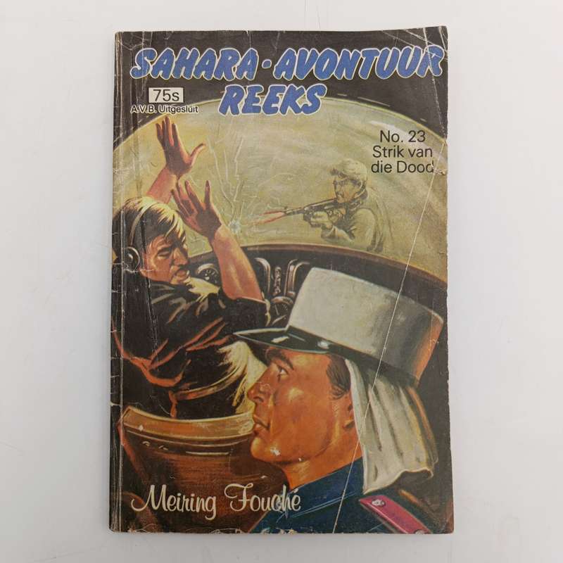 Afrikaans vintage storybook Sahara - Avontuur no 23