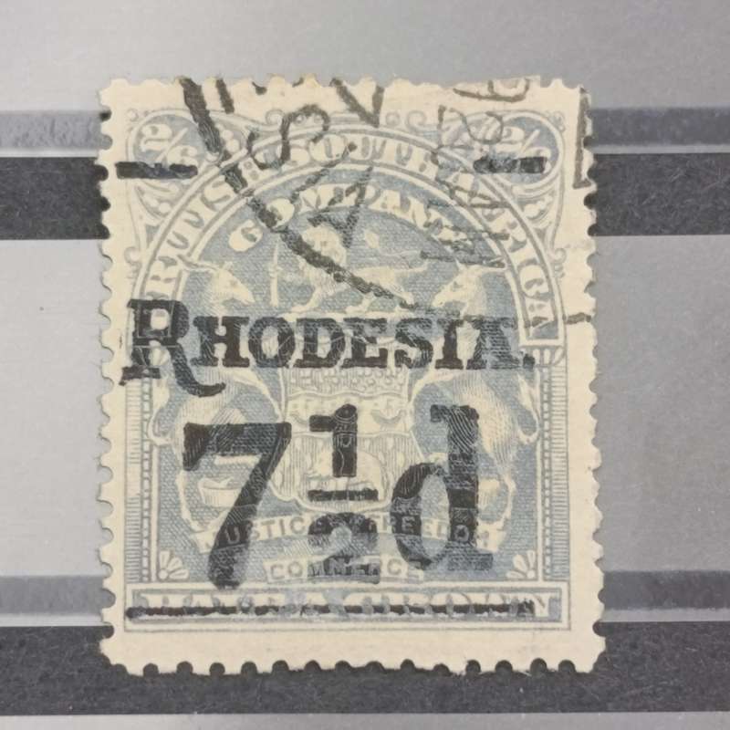 British South Africa company 1909 Surrcharge by Waterlow with Rhodesia overprint - set of 4 used