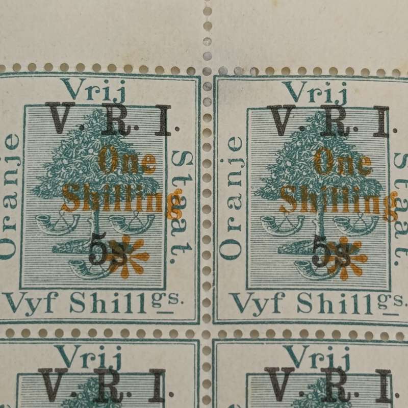Orange River colony SACC 83 Block of 4 mint