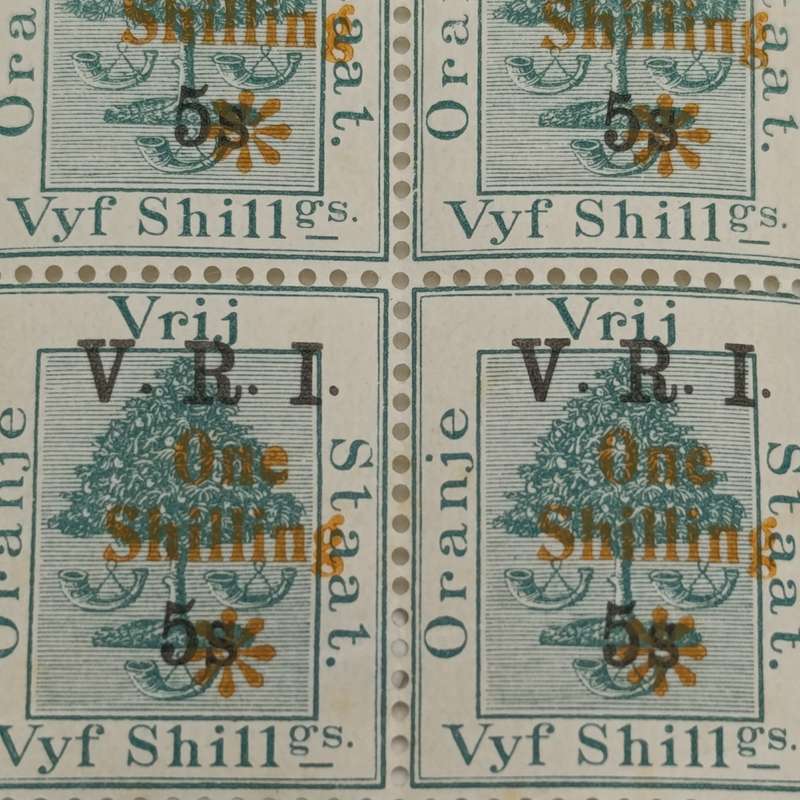 Orange River colony SACC 83 Block of 4 mint