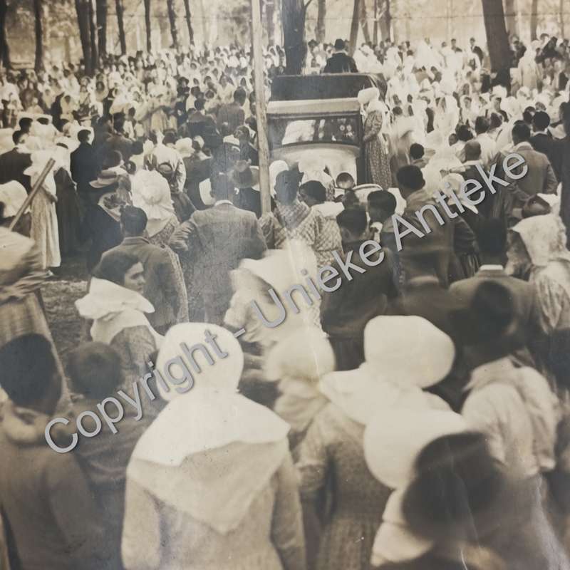 1938 Voortrekker Century oxwagon Trek - people coming together at Cecila drive near Paarl
