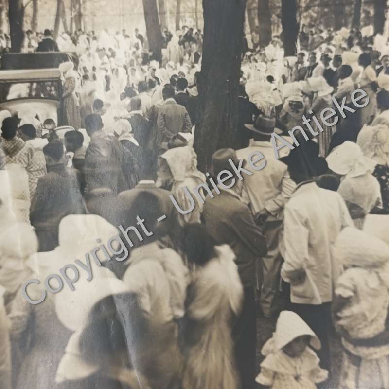 1938 Voortrekker Century oxwagon Trek - people coming together at Cecila drive near Paarl