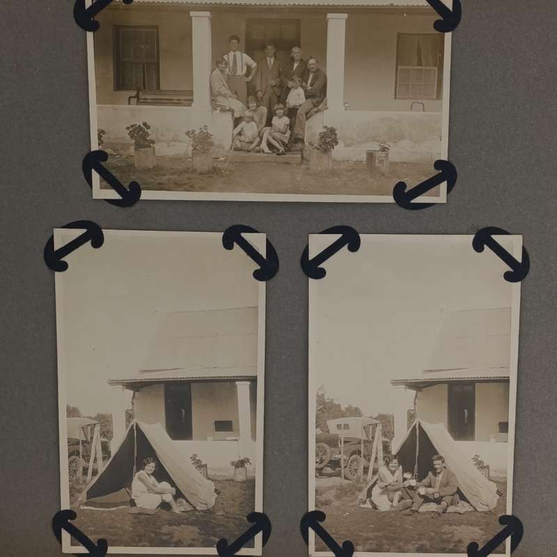 Book with 150 photos - people from the Garden Route area - 1930/40 - Van Wyk family