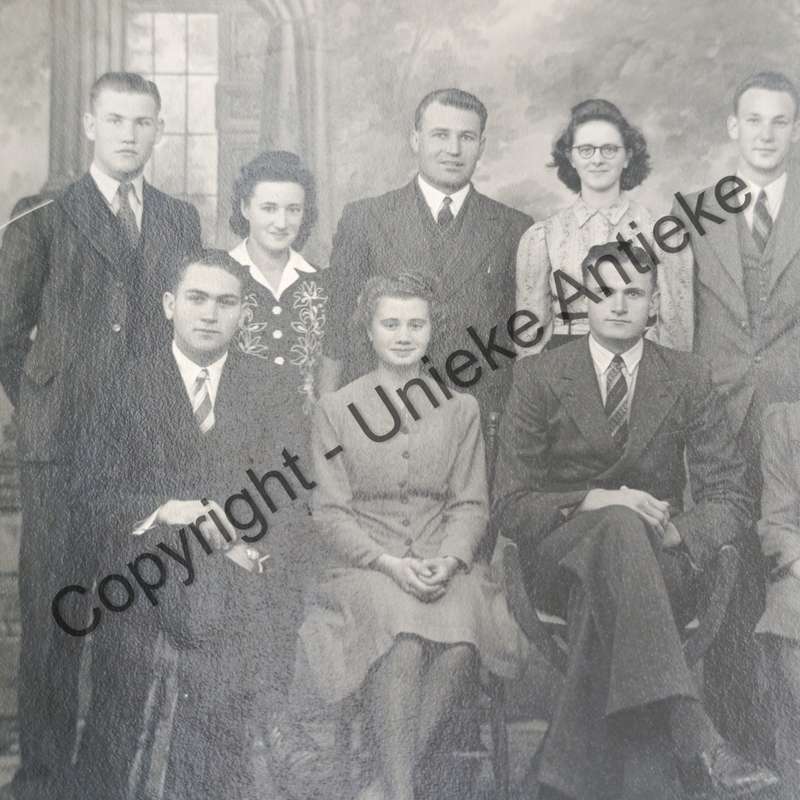 Vintage photo of Gimnasium Paarl CSV group - probably 1940's 1950's
