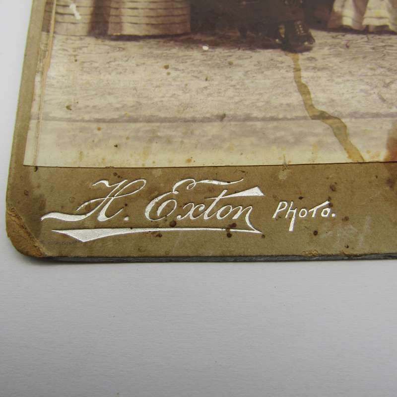 Antique photo late 1800's taken at Pietersburg, Transvaal of married couple