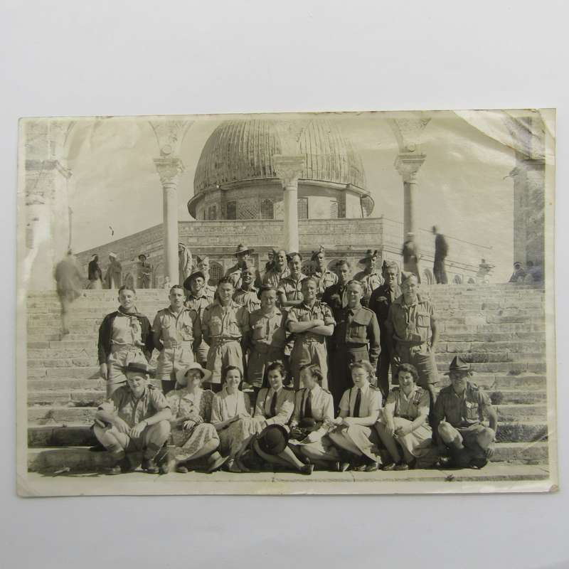 Photo taken May 1942 during WW2 in Jerusalem - some South African nurses and servicemen
