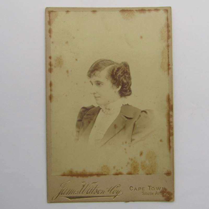 Antique photo by The Studio of James Watson Hoy in Cape Town - Circa ±