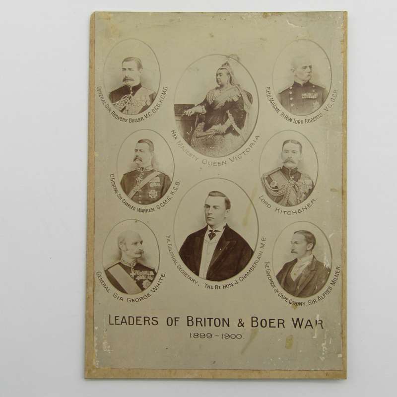 Leaders of Briton and Boer War 1899-1900 photo