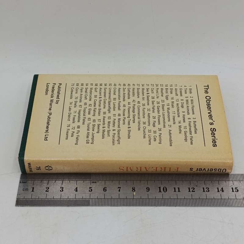 The Observer's book of Firearms by Nicholas Du Quesne - bird 1978 First edition