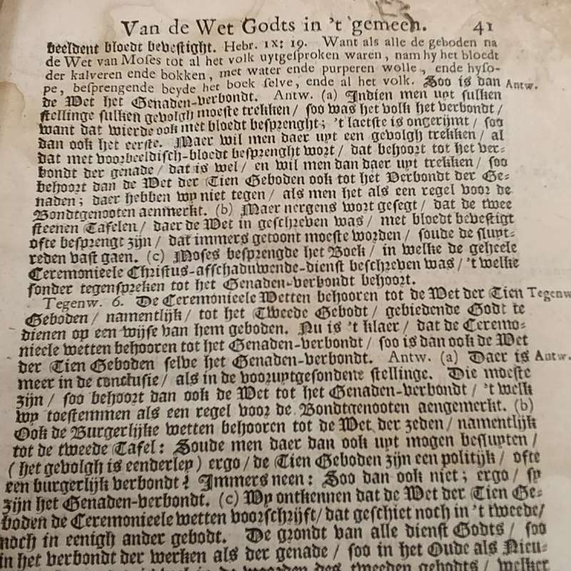 Antique Scripture Study book on the Revelation of John De Redelyke Godtsdienst deel 2