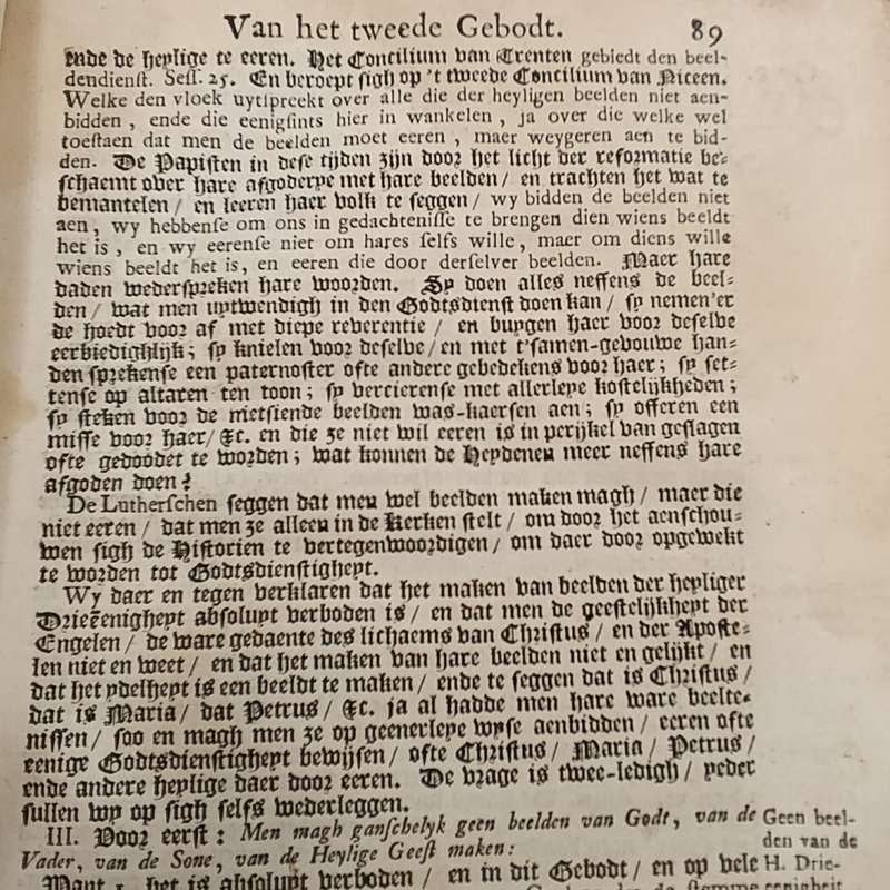 Antique Scripture Study book on the Revelation of John De Redelyke Godtsdienst deel 2