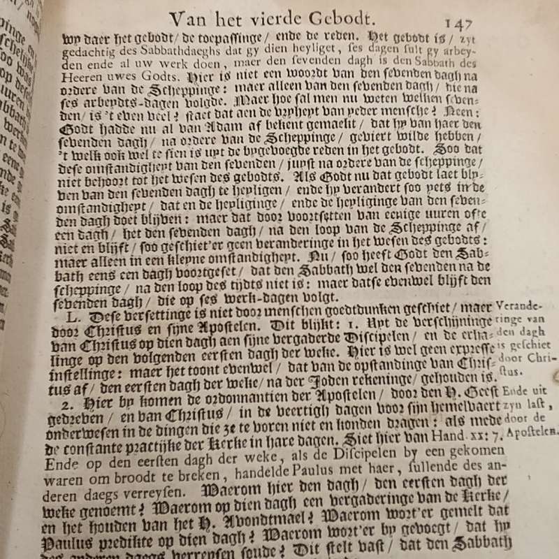 Antique Scripture Study book on the Revelation of John De Redelyke Godtsdienst deel 2