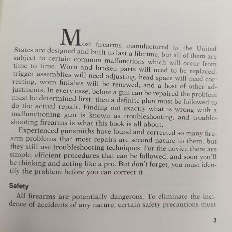 Learn Gunsmithing - The Troublesome method by John Traister - 1980