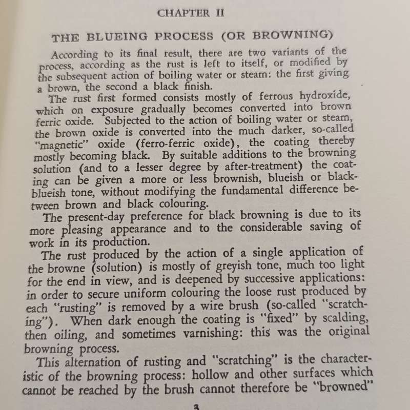 Firearm Blueing and browning by RH Angier - 1936