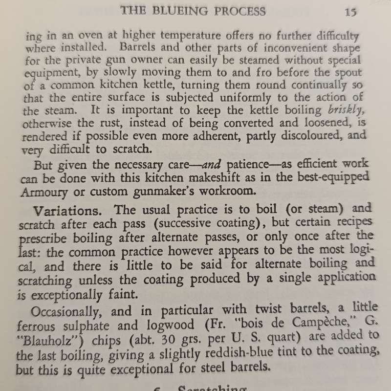 Firearm Blueing and browning by RH Angier - 1936