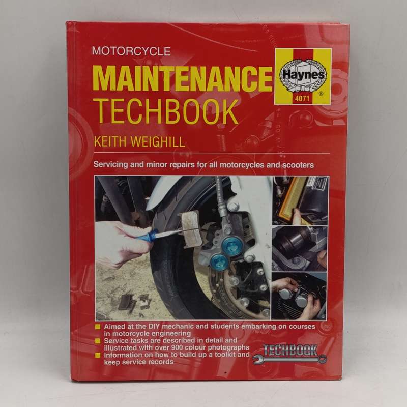 Motorcycling Maintenance Techbook - Keith Weighill - vintage