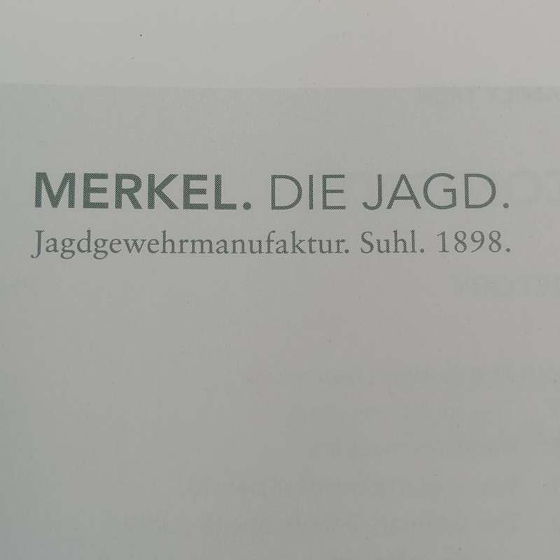 Merkel - Die Jagd - hunting gun manufacturer Suhl