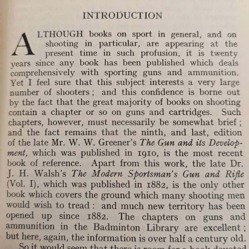 The modern shotgun Vol 1 - The gun - major Sir Gerald Burrard 1951 reprint