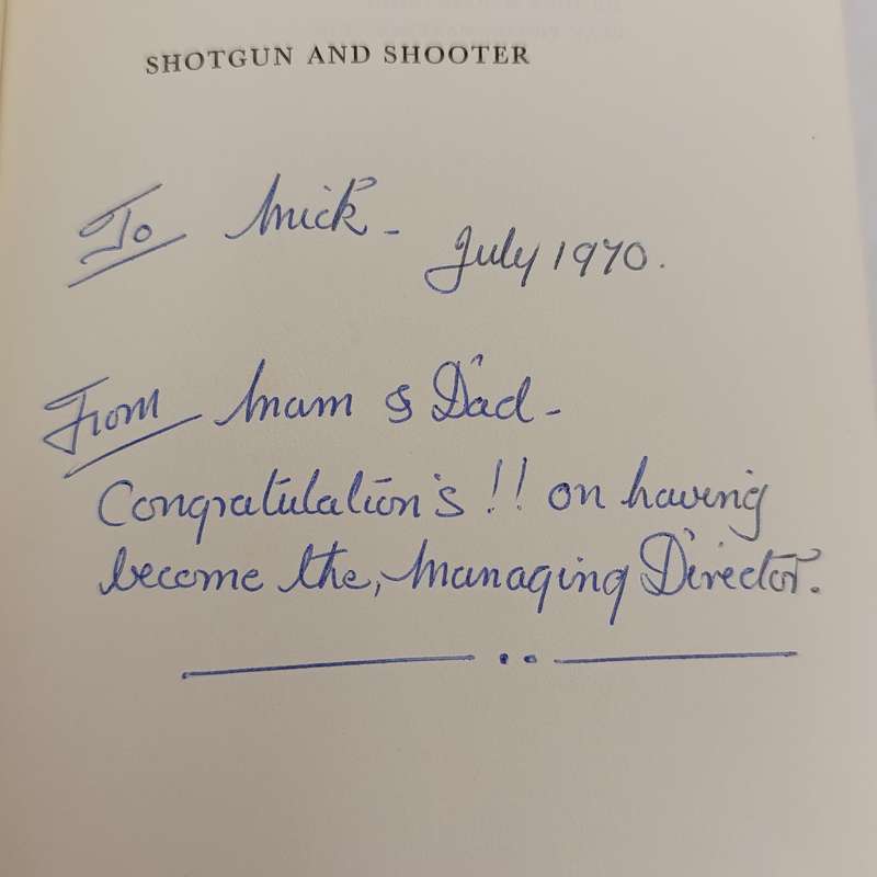 Shotgun and shooter - Carlisle & Stanbury 1970 first edition