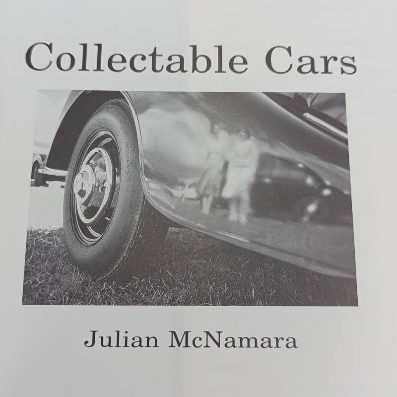 Collectable Cars by Julian McNamara 1986 edition