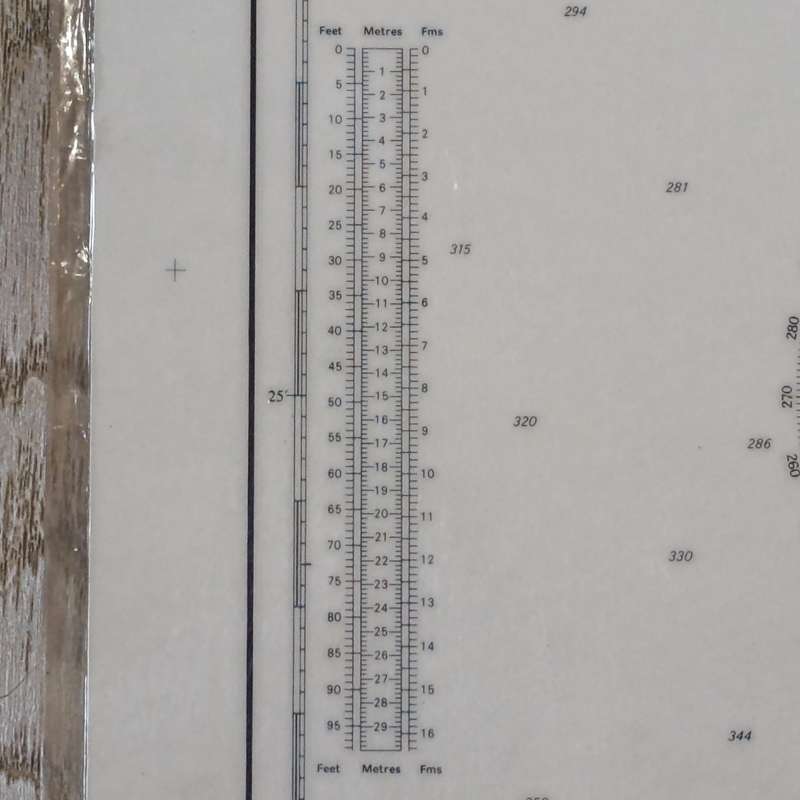 1998 Depth Chart map of Table Bay to False Bay - scale 1:100 000