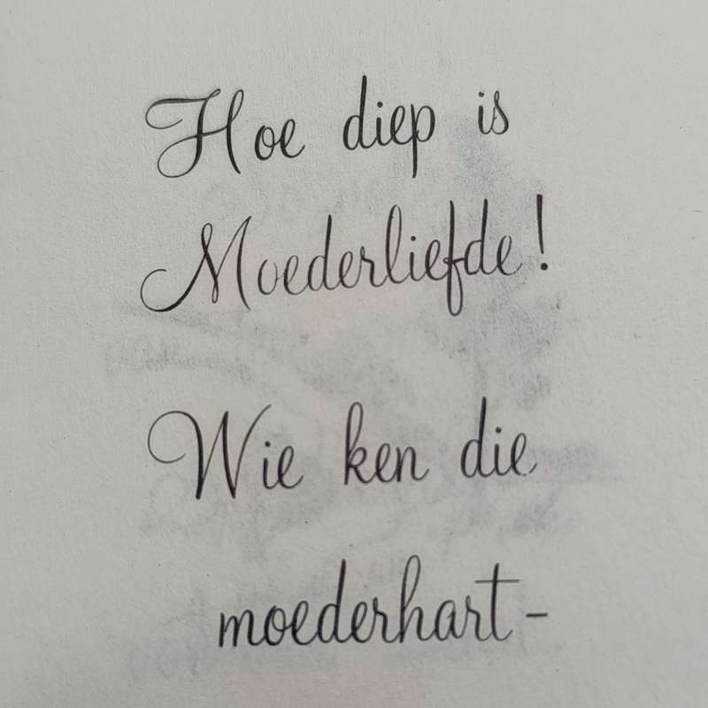 Afrikaanse weergawe van n Helen Steiner Rice gedig - Gedruk in VSA - waarskynlik circa 1950's