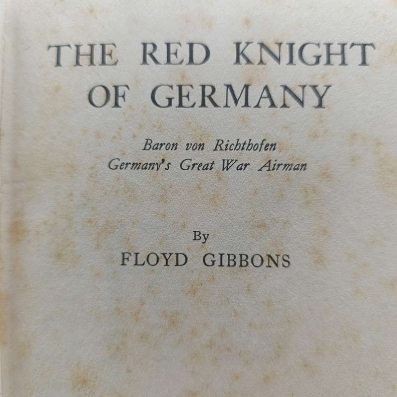 The red knight of Germany - Baron von Richtboven 1938 issue