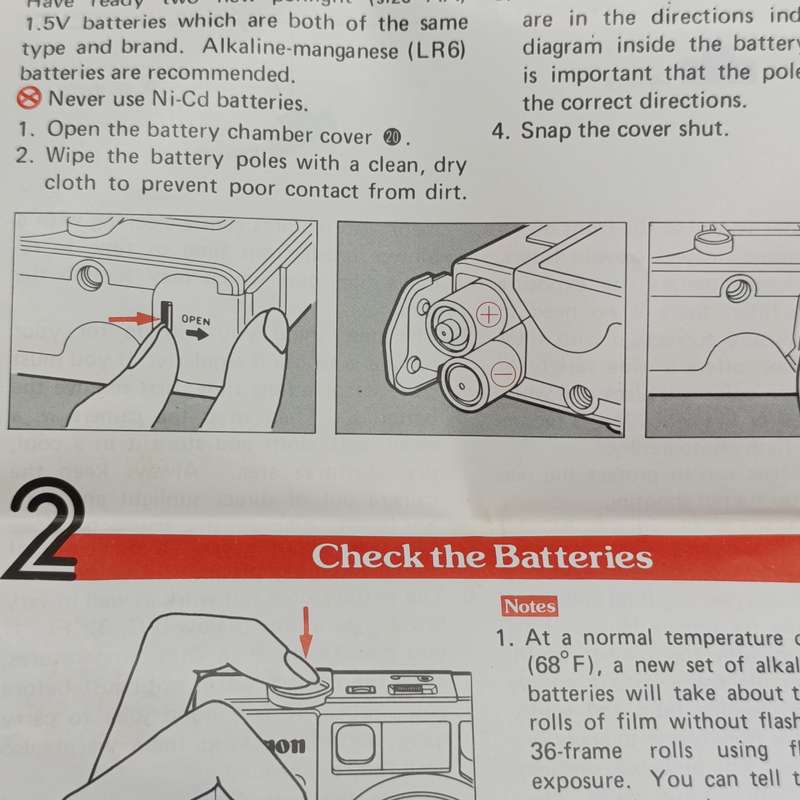 Canon AF35M booklet plus product guide