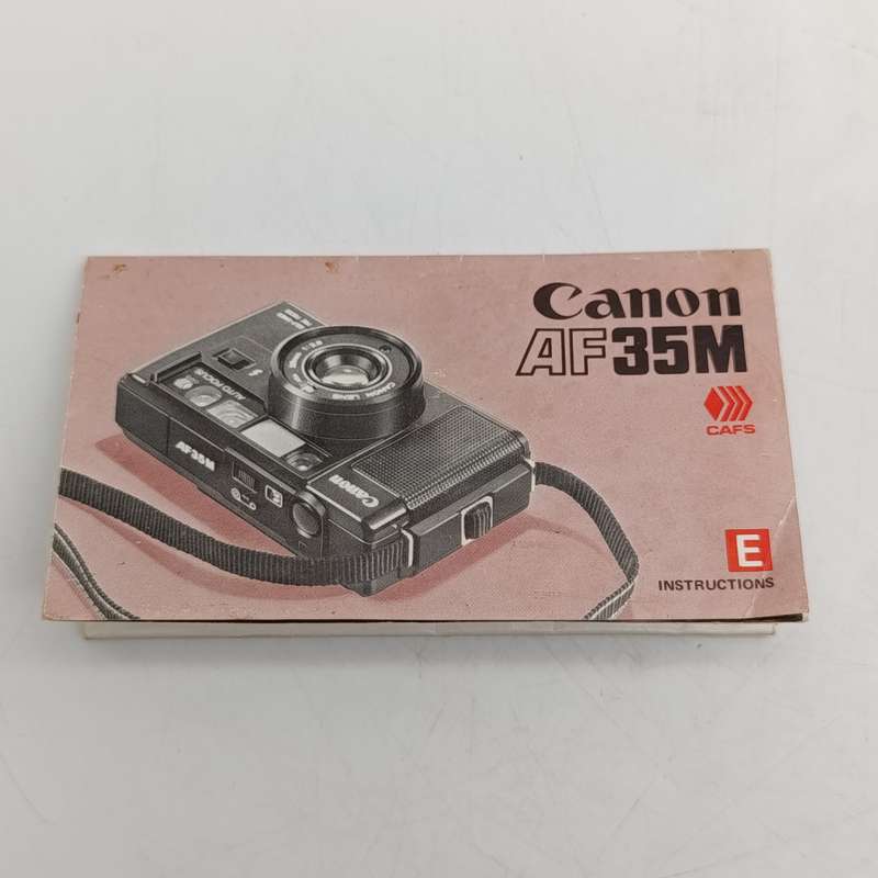 Canon AF35M booklet plus product guide