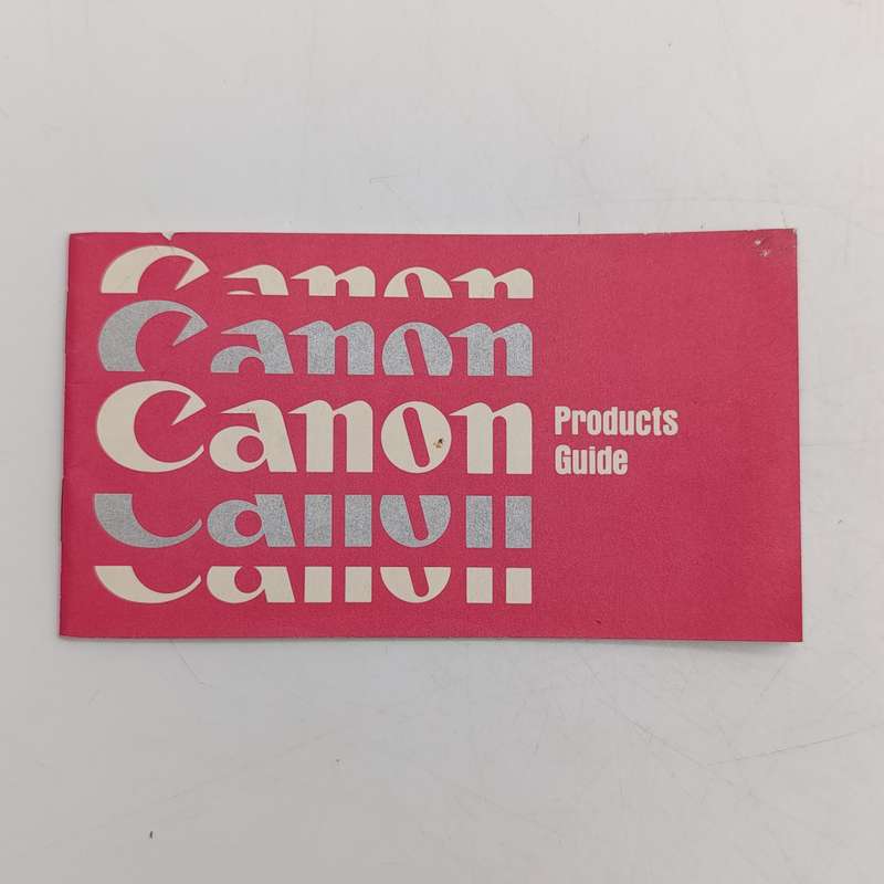 Canon AF35M booklet plus product guide